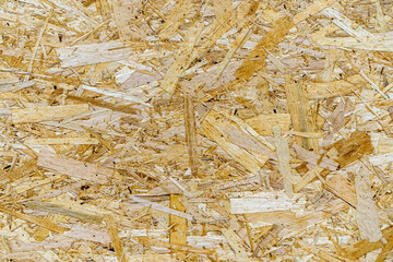 OSB Wood Texture Background with Compressed Strand Pattern