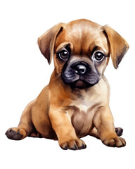 Obraz premium PNG Puppy mammal animal boxer.