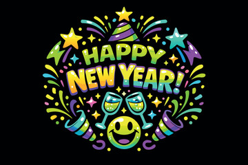 Fototapeta premium Wishing you success, happiness, and big wins all year long