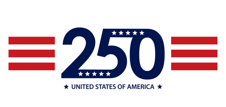 250th anniversary USA Background Logo