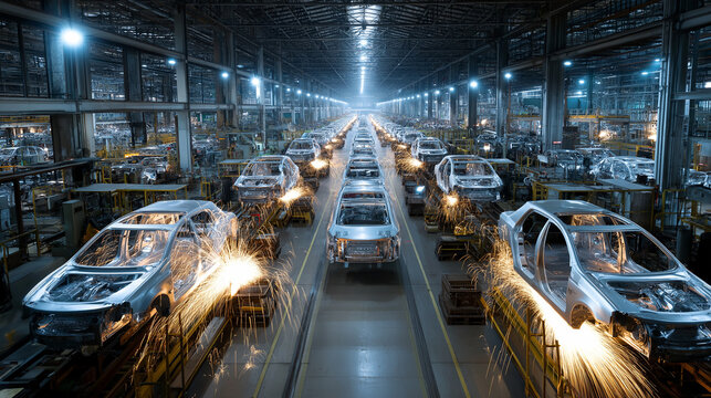 A robotic, automatic, fully self-sufficient factory controlled by artificial intelligence. - Powered by Adobe