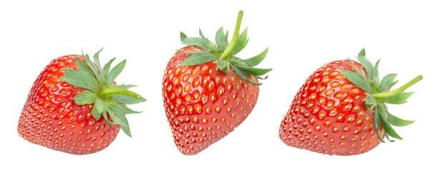 strawberry isolated on white background
