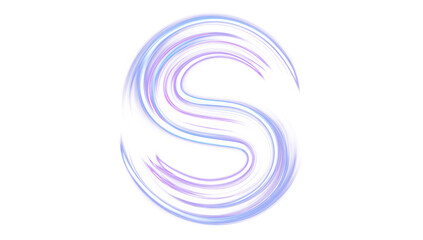 Neon Light Letter S © KARYNA