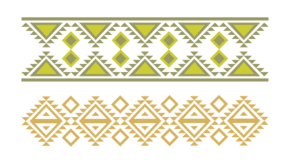 Hand drawn traditional folk motif, geometric seamless patterns