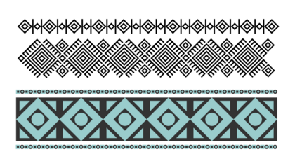 Premium & Cute Ethnic Seamless Border, Decor Styles