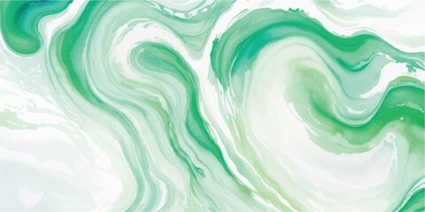 Vibrant Green Marble Texture Abstract with Swirling Fluid Patterns for Luxury Branding