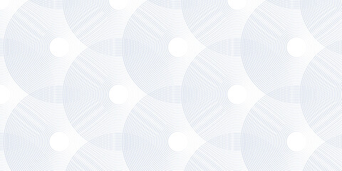 Obraz premium Seamless geometric spiral pattern and abstract circle wave lines overlapping pattern isolated. Design technology or modern concept. Ornament overlapping background. Colorful element line pattern.