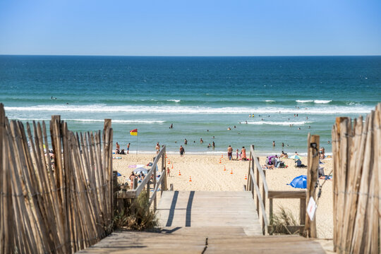 Plage de Mimizan dans les Landes