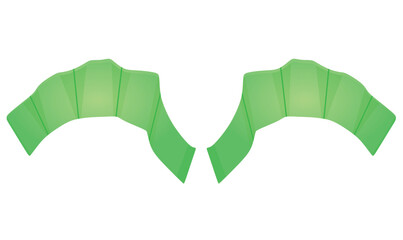 Hand silicone fin. vector illustration © marijaobradovic