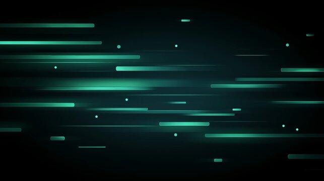 Background for digital design featuring green accents and abstract lines - Powered by Adobe