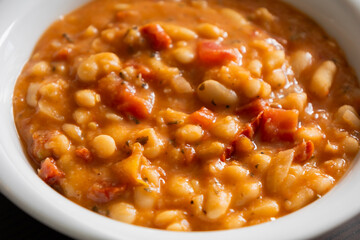 Creamy Bean Soup with Sun-Dried Tomatoes