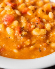Creamy Bean Soup with Sun-Dried Tomatoes