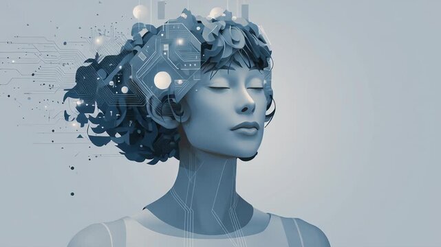 Next generation adaptive learning technology, human-centered digital education concept, subtle AI-inspired visuals, modern minimal design, system clear negative space, professional commercial