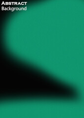 Green Abstract Background with Soft Gradient Glow and Grainy Texture