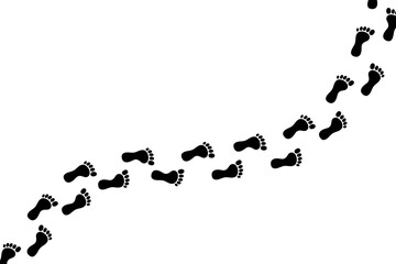 Footprints Walk Background