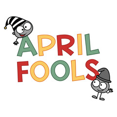 April fools day prank surprise illustration