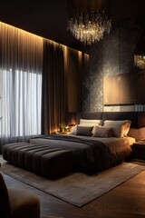 Sophisticated Master Bedroom in Muted Tones