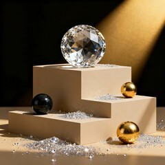 Golden Radiance on Beige