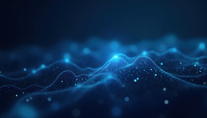 Abstract Sci Fi Background With Layered Triangular Shapes