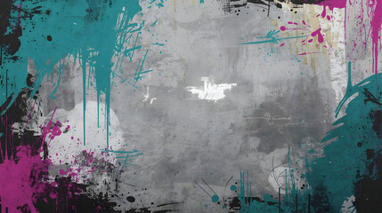 Urban graffiti grunge abstract design with paint splatters suited for backgrounds, posters, t-shirts, and digital art with edgy vibes.