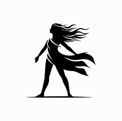 Fototapeta premium Person Standing in the Wind with Open Arms Symbolizing Freedom and Empowerment
