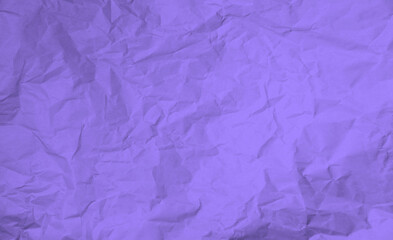 Lila zerknittertes Papier als Hintergrund Textur