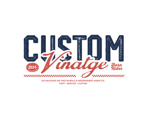 Motorcycle racing badges club emblems tshirt design Retro Racing Typography Graphics