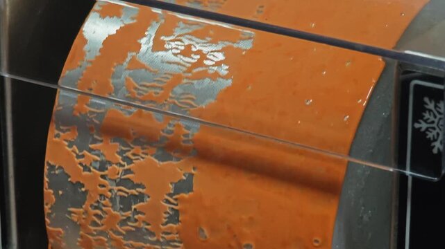 Thai Tea Binsu. Korean Dessert.