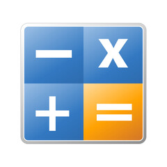 Fototapeta premium Vector illustration of 3d medical first aid buttons with plus and minus signs in red yellow and blue emergency health icons and hospital symbols