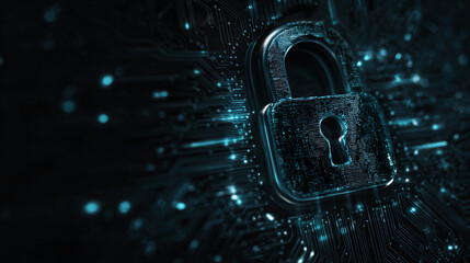 Dark Blue Digital Network Fiber Optic Data Visualization Technology Background Cybersecurity