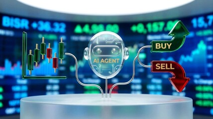 AI agent for automated stock market trading and financial analysis