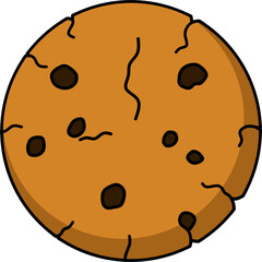 Simple Cookie Bite Graphic