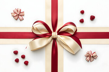 Elegant Gift Box with Ribbon for Special Occasion Design