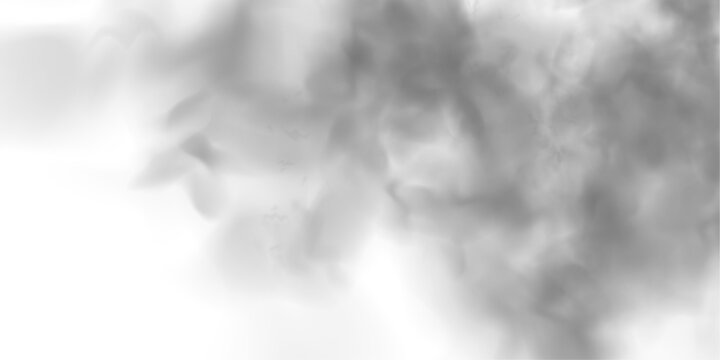 Dense gray smoke plumes on a white background. Includes soft mist, steam, and cloud layers for realistic effects. High-resolution cutout smoke and cloud PNG image vector.