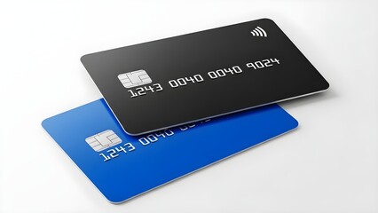 Modern credit cards for secure transactions and payments