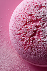 Makroaufnahme einer rissigen, pastellfarbenen Oberfl&auml;che mit feiner Struktur. Fokus auf Textur, Materialit&auml;t und Farbe in moderner, minimalistischer Form