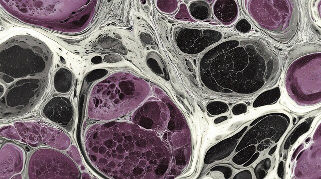 Microscopic stained tissue pattern showing cellular structures