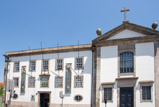Capela do Postigo do Sol chapel typical portuguese style church in Porto, Portugal