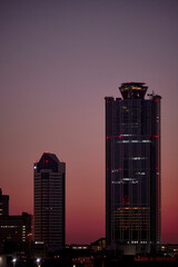 夕方の天保山の風景