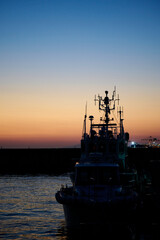 夕方の天保山の風景