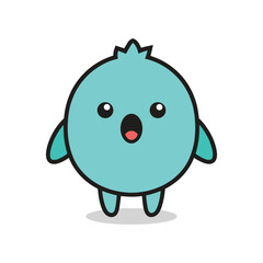 Adorable Cartoon Bird Character Illustration
