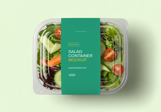 Salad Container Mockup