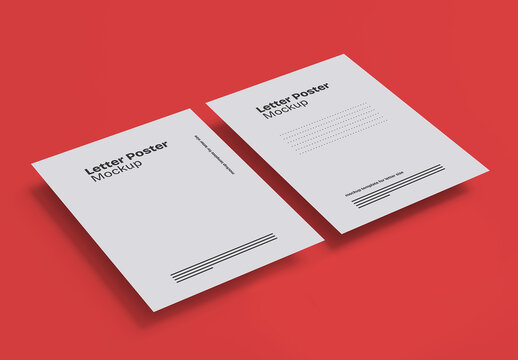 Two Page Letterhead Mockup