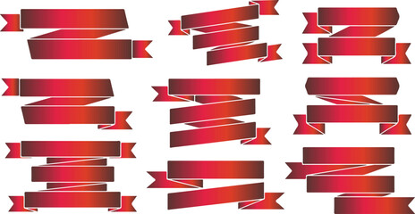 A of ribon Icon vector on a white background