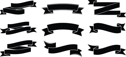 A of ribon Icon vector on a white background