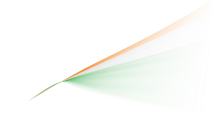 Abstract Minimalist Indian Tricolor Streaks on Grey Background