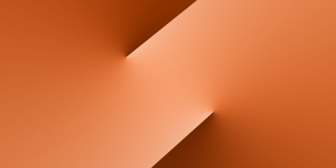 Minimal orange abstract background with smooth folded paper shapes and clean geometric layers. Soft gradient tones, warm modern corporate style subtle depth light shadow Elegant minimalist backdrop