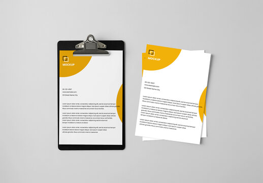 Professional Stationery Mockup Set for Corporate Identity