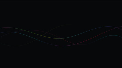 Technology abstract lines on white background. Undulate Grey Wave Swirl, frequency sound wave, twisted curve lines with blend effect