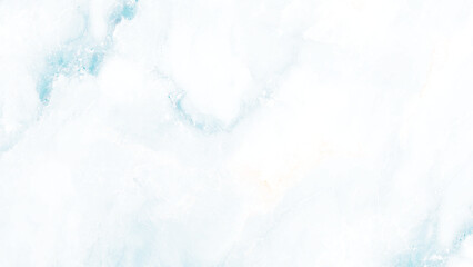 Obraz premium Blue marble texture background. Abstract watercolor or alcohol ink art blue white background with crackers. Pastel blue marble background.